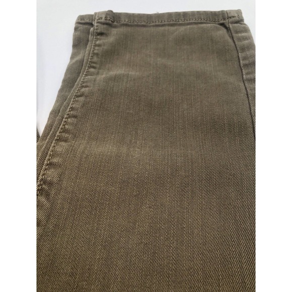 Just Black Women Stretch Cigarette Jeans 29‎ Olive Green Long Length Tall - Picture 5 of 10